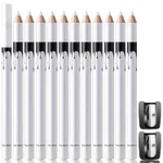 12Pc White Eyeliner Set