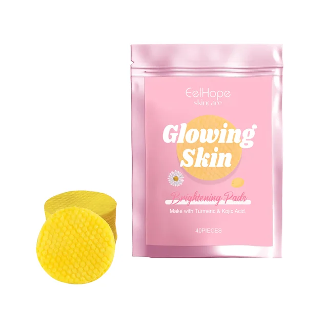 Eelhope Turmeric Kojic Acid Cleansing Gasket Gently Cleanses Facial Skin Pores, Moisturizes And Refreshes Skin Care 1Pcs - Shop at LoveMi
