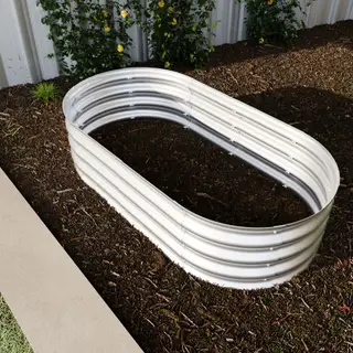 4x2x1ft Raised Garden Bed Kit, Galvanized Planter Raised Garden Beds For Outdoor For Vegetables,Flowers &Herbs, Heavy Duty, Rust-Resistant, Easy As...