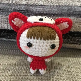 Hand-knitted wool doll - 5 Style