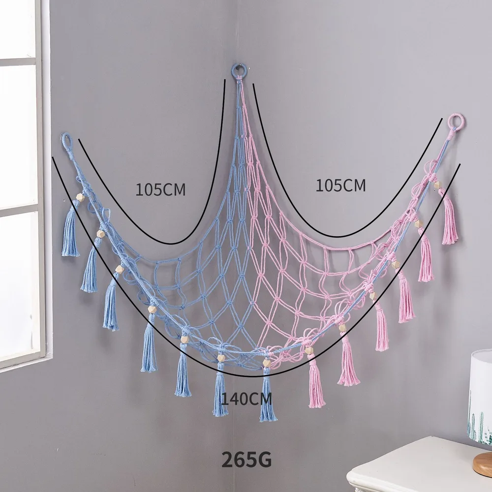 Stuffed Animal Storage Hammock Large Toy Organizer Net For Plush Toys, Corner Hanging Storage For Kids' Room Decor Multiple Color Options - Shop at LoveMi