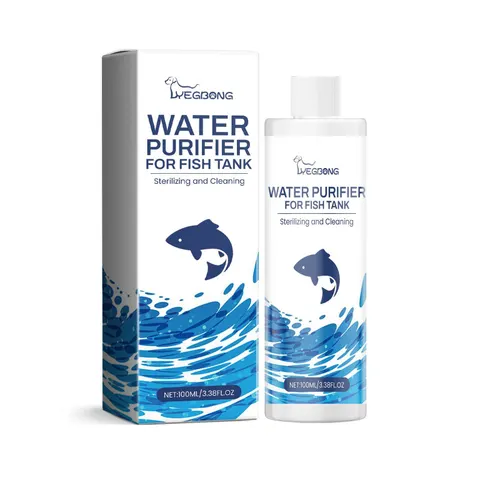 Yebang Fish Tank Water Clarifier Aquarium Water Clarifier Household Fish Tank Decontamination Cleaner 2Pcs - Shop at LoveMi