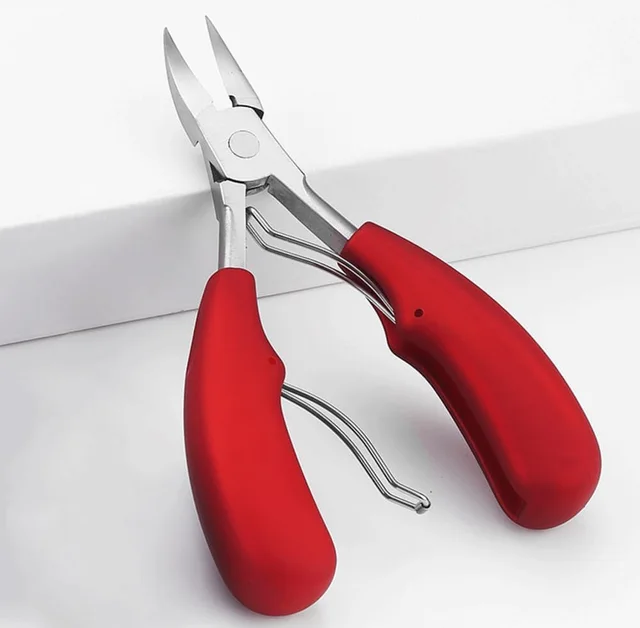 Podiatrist's Toenail Clippers Toe Nail Clippers For The Elderly For Thick Toenails And Ingrown Toen Red - Shop at LoveMi