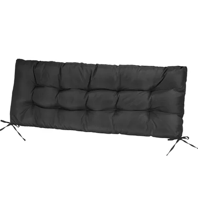 Bench Seat Cushion For Indoor Outdoor Furniture Water Resistant Or Non Water Resistant Options 8CM Or 10CM 51.18 X 19.68IN For Garden Patio Balcony... Waterproof 8Cm Black - Shop at LoveMi