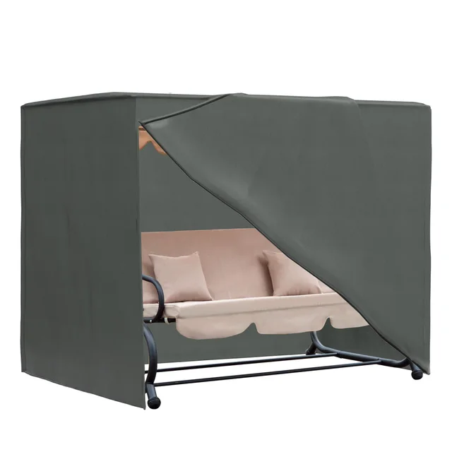 All Weather Garden Patio Swing Chair Cover Waterproof Protector Anti UV And PVC Coating Fade Resistant Oxford Fabric 6.7ft X 4.1ft X 5.4ft Green - Shop at LoveMi
