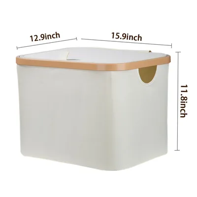Available In Three Colors, With Or Without Lids, Perfect For Organizing Your Home And Keeping It Tidy Beige - Shop at LoveMi