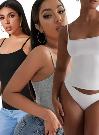 Solid Color Halter Top For Women - Set9