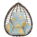 Light Blue With Yellow Leaf