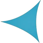 Shade Sail Patio Cover Shade Canopy Camping Sail Awning Sail Sunscreen Shelter Triangle Cover For Kindergarten Playground Outdoor - Blue