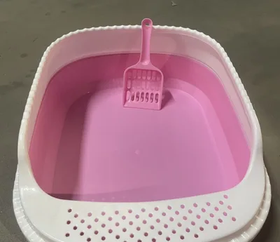 Small Cat Litter Box Pink - Shop at LoveMi