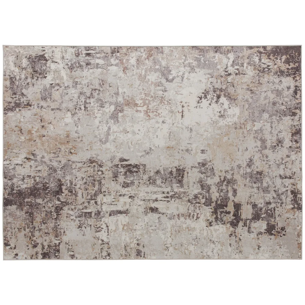 Machine Washable Area Rug 8x10, Non Slip Modern Abstract Floor Carpet For Living Room, Bedroom, Dining Room, Mixed Brown Brown - Shop at LoveMi