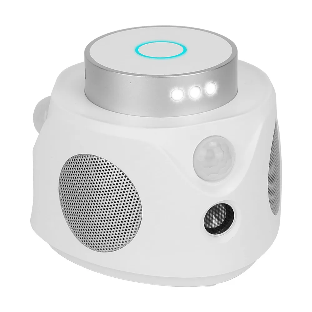 360 Degree Ultrasonic Mice Repellent Indoor Rodent Repeller Mice Rat Squirrel Rodent Chaser With 3 Modes 9 Strobe Lights For Kitchen Living Room At...