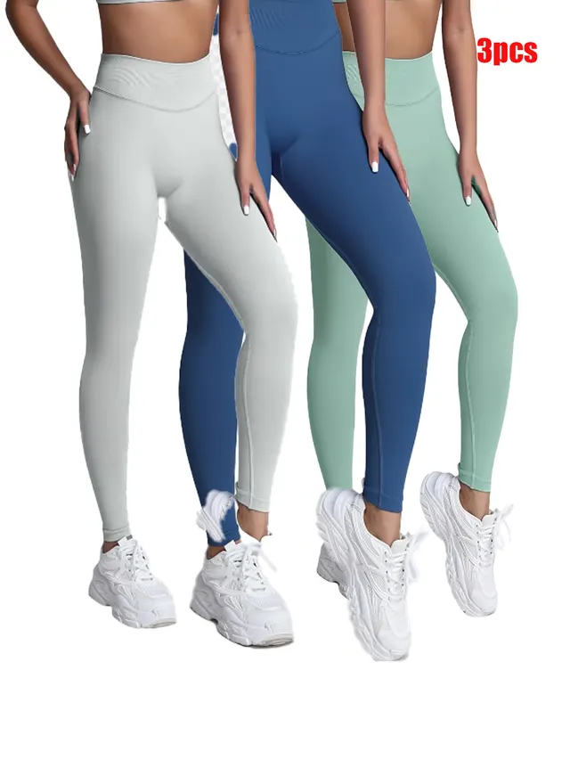 Workout Leggings Must Have For Sports Fitness Grey Blue Green - Shop at LoveMi