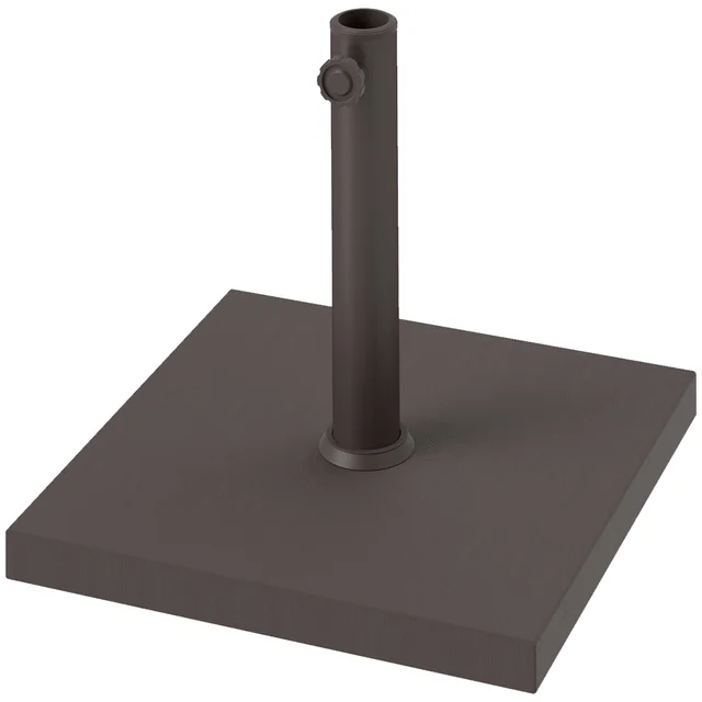 Patio Umbrella Base, 32 Lbs Concrete Heavy Duty Umbrella Base, Outdoor Umbrella Stand Patio Umbrella Holder For 1.5 1.9 Umbrella Poles For Outdoor,... Brown - Shop at LoveMi