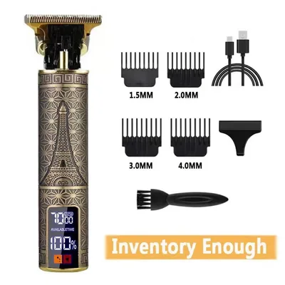 Beard Trimmer Hair Clippers Cordless Rechargeable Hair Cutting Barber Shaving Machine For Men USB Charging 1Pc - Shop at LoveMi