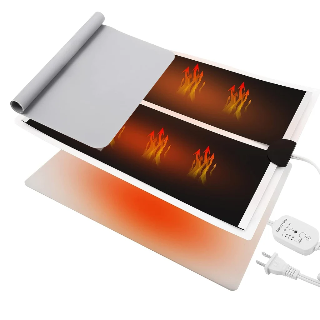 Resin Heating Mat With Smart Timer Setting Resin Curing Machine Silicone Mat Resin Dryer 4 Gear Temperature Adjustment For Resin Mould Silicone Mould...