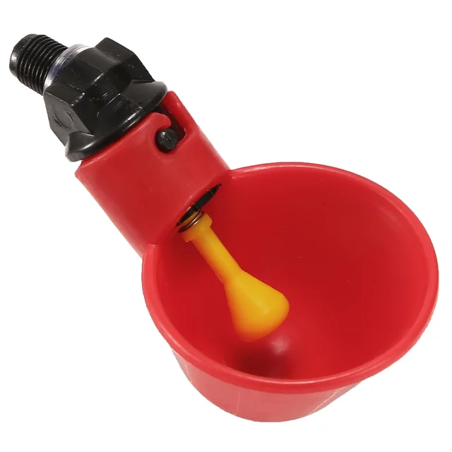 20 Pack Chicken Waterer Automatic Poultry Waterer Chicken Drinker Cups With Mounting Joint For Chicken Poultry 20Pcs - Shop at LoveMi