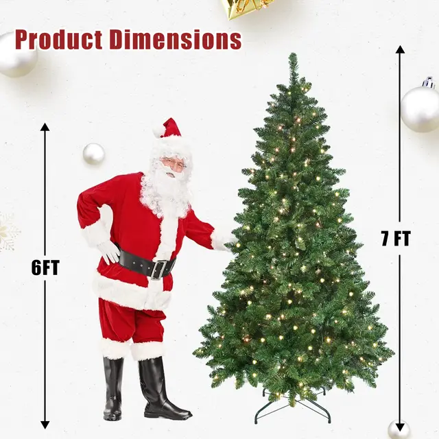 PE, PVC Christmas Tree, Christmas Decorations, Holiday Decorations 7Ft - Shop at LoveMi