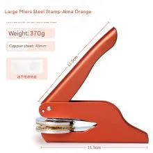 Hand held Stamping Tool For Stainless Steel Embossing Stamps DIY Pattern Embossing Engraving Embossed Stamp Engraving Orange - Shop at LoveMi