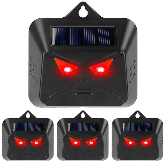 Solar Animal Control Light Coyote Deterrent Deer Bird Repeller Lamp Animal Repellent For Garden Farm 4Pcs - Shop at LoveMi