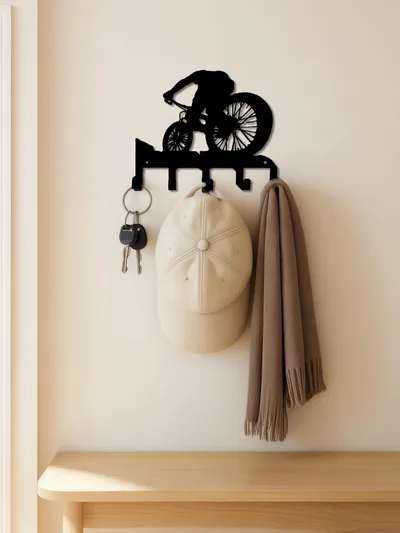 Elegant Metal Wall Art W Coat Hook Functional Decor For Living Room Bedroom Look At The Picture - Shop at LoveMi