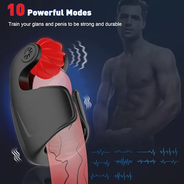 Male Masturbator Penis Training Vibrator, Tongue Licking & 10 Vibrating Sex Toy Male Stroker Trainer, Mens Penis Trainer Masturbators Adult Se... Black - Shop at LoveMi