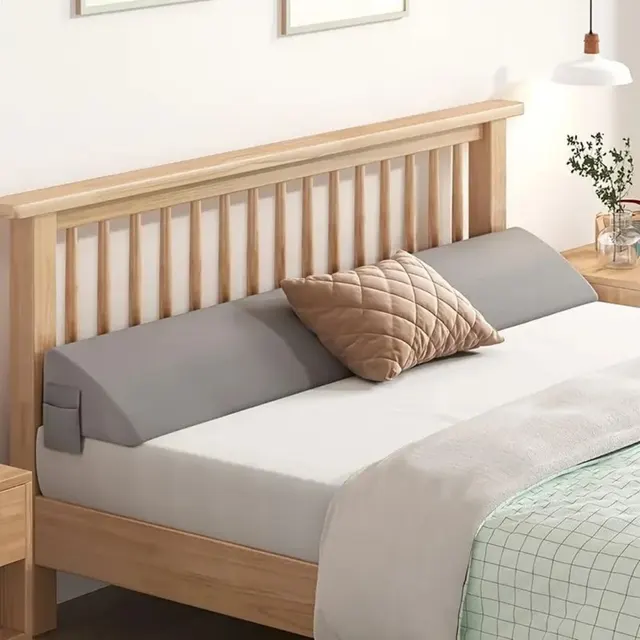 Woolen Fabric Gap Wedge shaped Pillow W13724758 - Shop at LoveMi