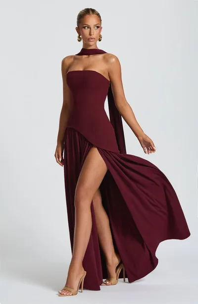 Maliyah Maxi Dress Cherry Xl - Shop at LoveMi