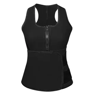 Waist Trainer For Women Men Unisex Running Walking Yoga - Black