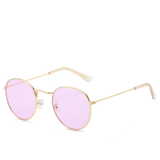 Colorful reflective sunglasses Silver Frame - Shop at LoveMi