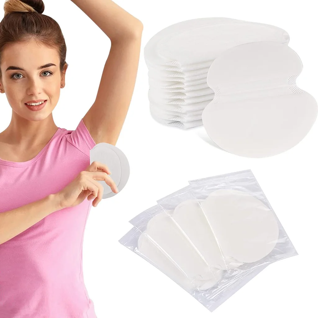 Armpit Sweat Pads Underarm Sweat Pads For Women And Men Pure Cotton Disposable Underarm Pads Sweat Absorption Comfortable Extra Adhesive Unflavored...