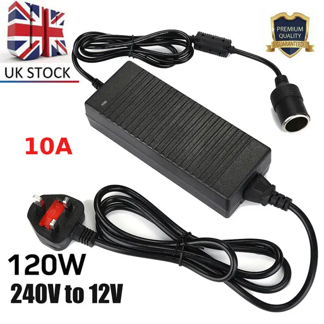 Mains Voltage To 12V Converter AC 240V To DC 12V Transformer With Female Inline W13160011 - Shop at LoveMi