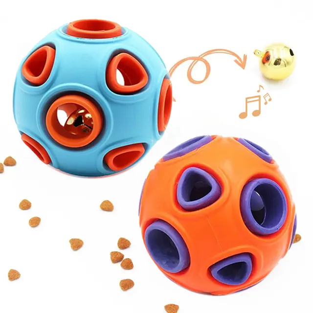 Dog Rubber Ball With Bell Sound, 2 Pack, Interactive Pet Chew Toy For Puppies And Small Dogs.Please Note That Both Items Shipped Are Intended As Be... Two Medium Balls - Shop at LoveMi