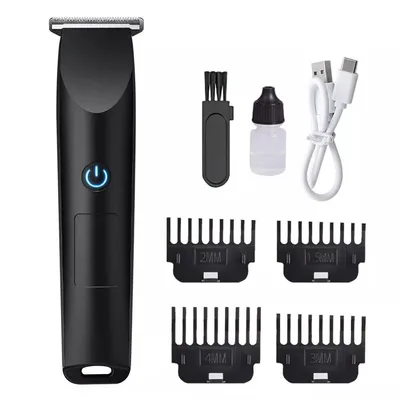 Men's Shaver Electric Beard Shaver Trimmer Razor Rechargeable Hair Clipper Shaving Machine USB Rechargeable Black - Shop at LoveMi