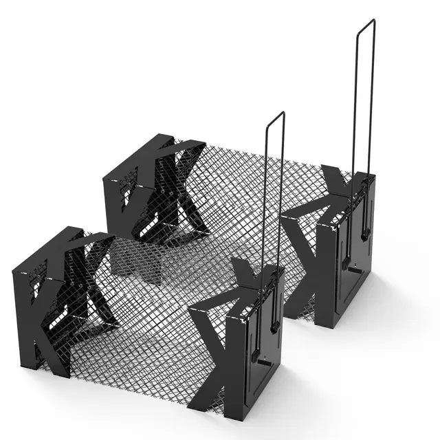Rat Traps Humane Live Mouse Cage Easy To Catch And Release For Voles Rats Mice Rodents Hamsters Reusable Indoor Outdoor Use 2Pcs - Shop at LoveMi