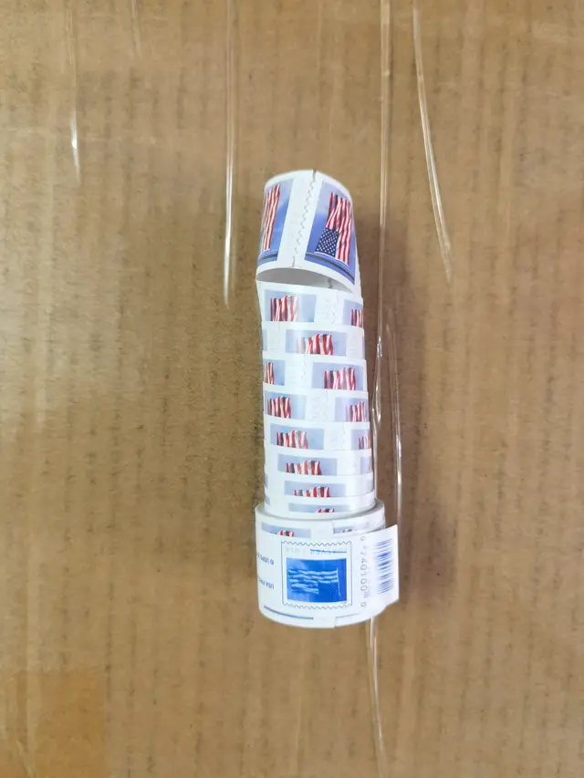 First Class Rate U.S. FLAG STAMPS 1 ROLLS Rolled - Shop at LoveMi