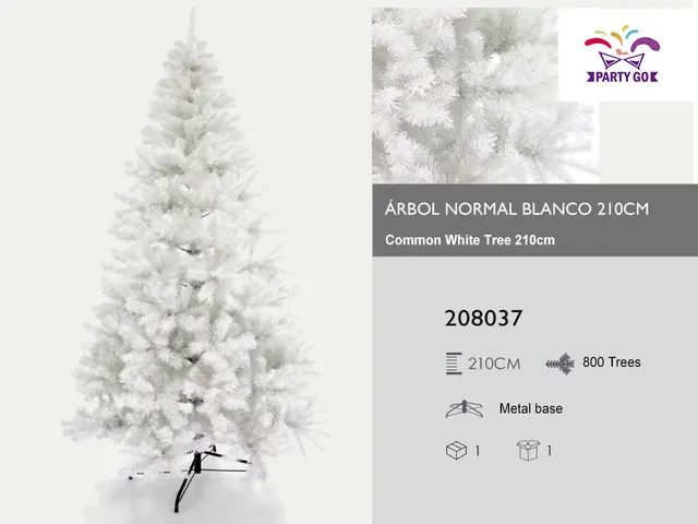 PARTYGO COMMON WHITE TREE IN 150CM,180CM,210CM 21Ocm White - Shop at LoveMi