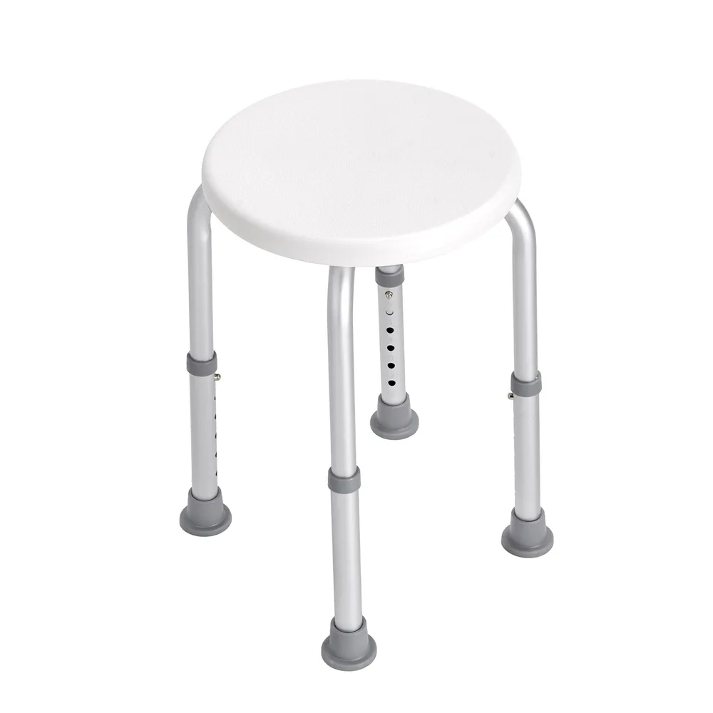 Shower Chair For Inside Shower, Adjustable Height Shower Stool, Non-Slip Bench Bathtub Seat Stool For Elderly Disabled Adults Handicap, 136.1 Kg Ca...