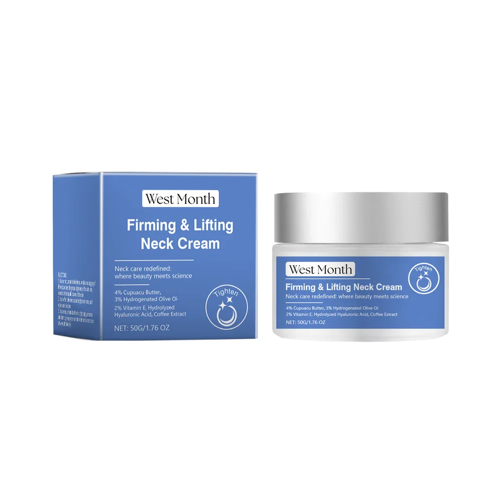 West&Month Neck Firming Cream, Gently Nourishes Neck Lines And Improves Skin Elasticity Moisturizer - 50G
