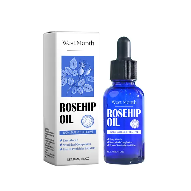 West Month Rose Hip Skin Care Essential Oil, Facial Moisturizing Moisturizing Firming Skin Tender Essence 30Ml - Shop at LoveMi