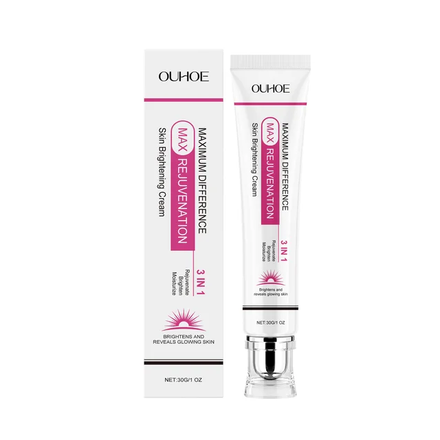 OUHOE Brightening Cream, Gently Hydrating And Moisturizing Facial Skin Brightening And Reducing Fine Lines Moisturizer 30G - Shop at LoveMi