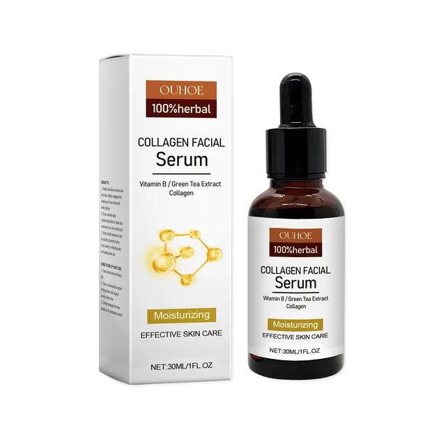 OUHOE Collagen Brightening Serum Facial Skin Moisturizing, Anti Wrinkle, Anti Aging, Firming And Moisturizing Skin Care 30Ml - Shop at LoveMi