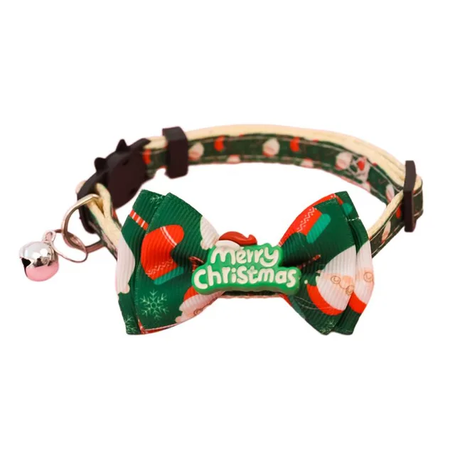 Christmas Holiday Pet Bow Ties, Collars, Dog Bows, Bells, Cat Necklaces, Anti suffocation Safety Buckles Christmas Bow Tie - Shop at LoveMi