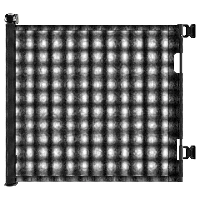 Retractable Baby Gate, Mesh Dog Gate For Doorways, Extends Up To 55 Wide, 33 Tall Child Safety Gate For Doorways, Indoor & Outdoors, Stairs, Hallwa... Black - Shop at LoveMi