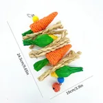 Parrot Toy Hanging Perch Climb Playing Equipment Cage Accessories Bird Bite Toy For Parakeets Macaws Cockatiels Lovebird Finches - Corn - View 1