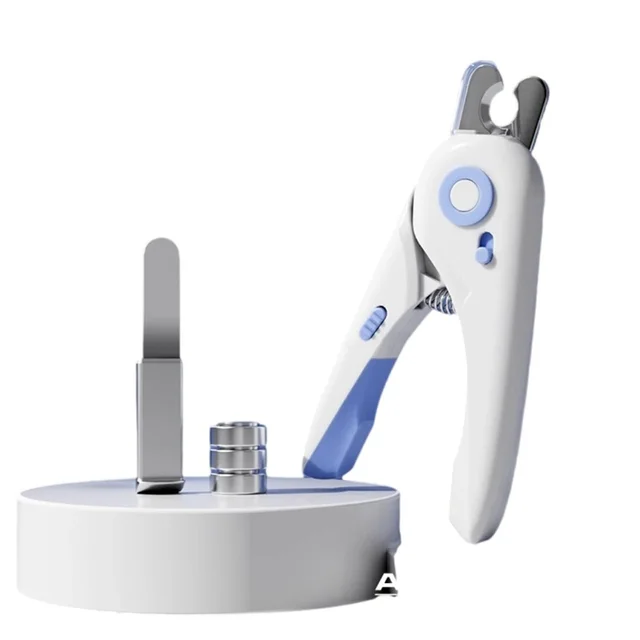 Cat Nail Clippers Pet Scissors Dog Nail Clippers Kitten Puppy Than Bear Rabbit Cat Paw Lamp Artifact Blue - Shop at LoveMi