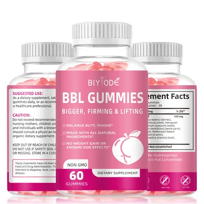 Custom Private Label Hip Enlargement Big Butt For Women Body Lifting Enhancement Bbl Products Gummies Customized - Shop at LoveMi