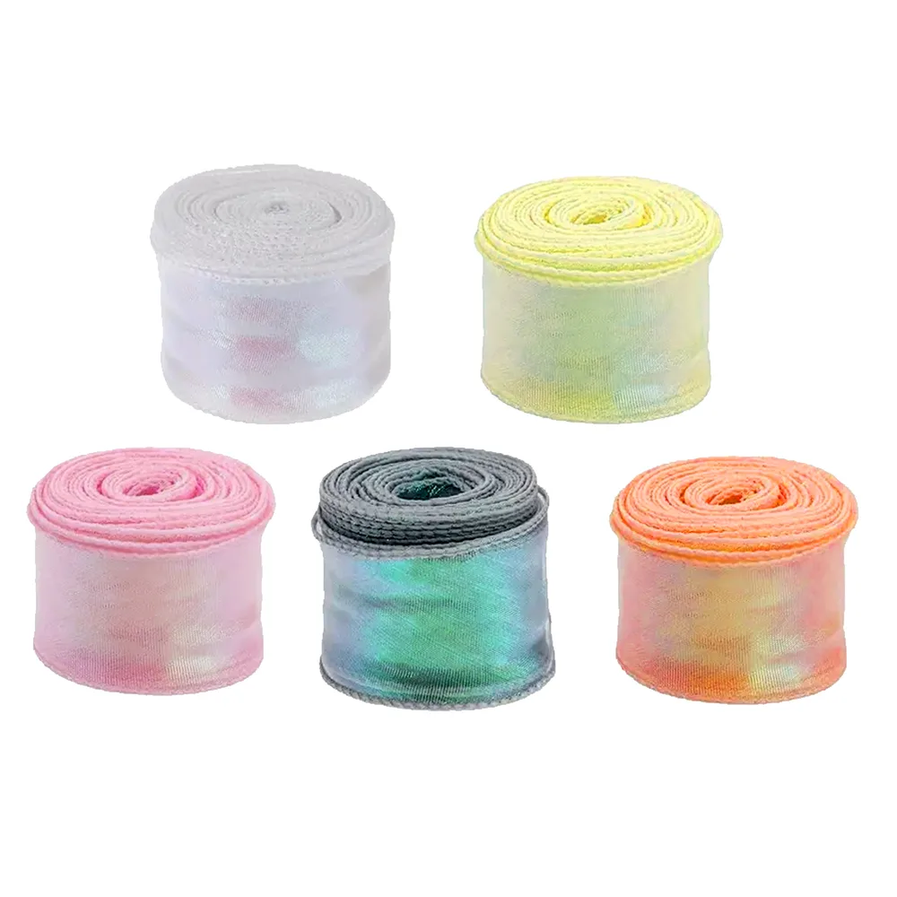 5 Rolls 10 Yard Shimmer Sheer Organza Ribbons - W13732751 - View 1