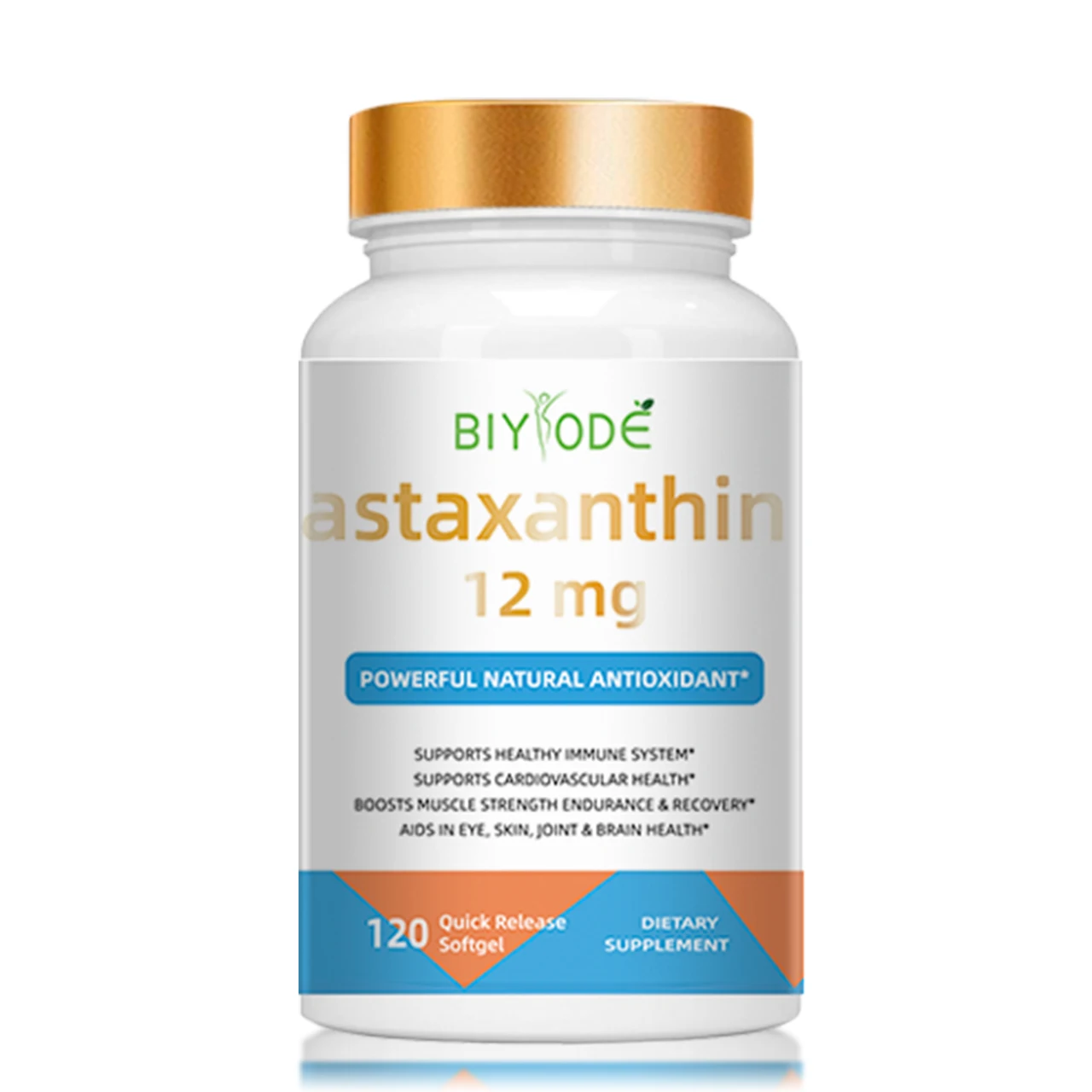 Astaxanthin Softgel Capsules Natural Dietary Supplement 5mg 10mg 25mg Available - Original - View 1