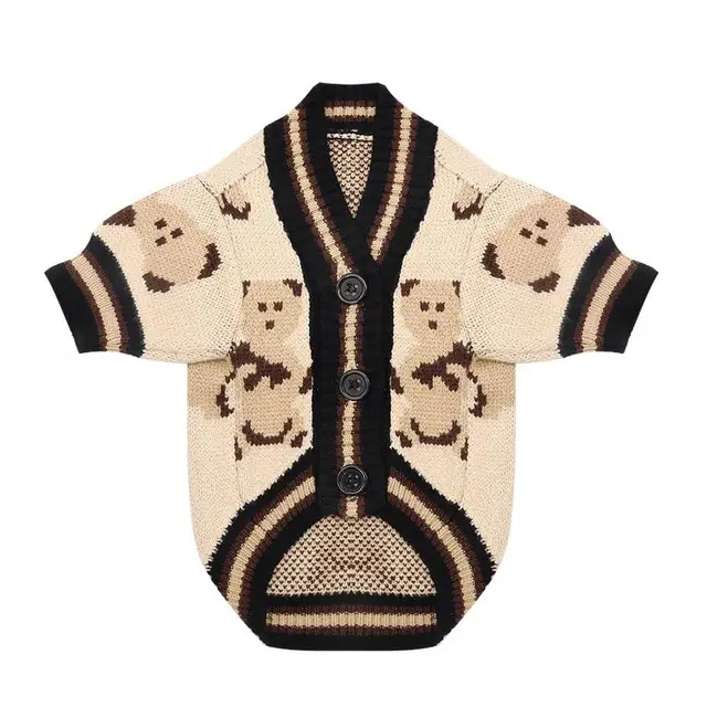 Dog Sweaters Are Cute Bear Pattern Dog Clothes For Puppies, Warm Dog Coats For Winter, Chihuahua Dog Clothing, And Lightweight Sweaters For Pet Cat... Beige - Shop at LoveMi
